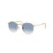 Ray-Ban RB 3447 92023F Güneş Gözlüğü, Cinsiyet: Erkek, Ekartman: 53, Resim 7